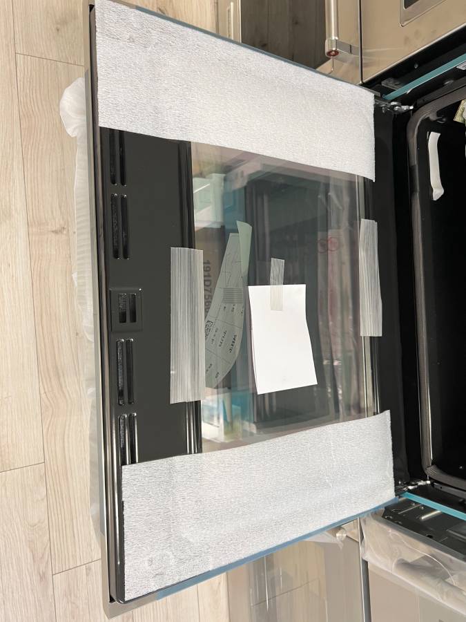 30 Inch GE Cafe CTD70DP2NS1 Double Wall Convection Oven * New Open Box * 10 Cu. Ft. , True European Convection Oven, Self-Clean, Steam Clean Option, Hot-Air Frying, Keep Warm, Proof, Precision Cooking Modes, UL Listed .