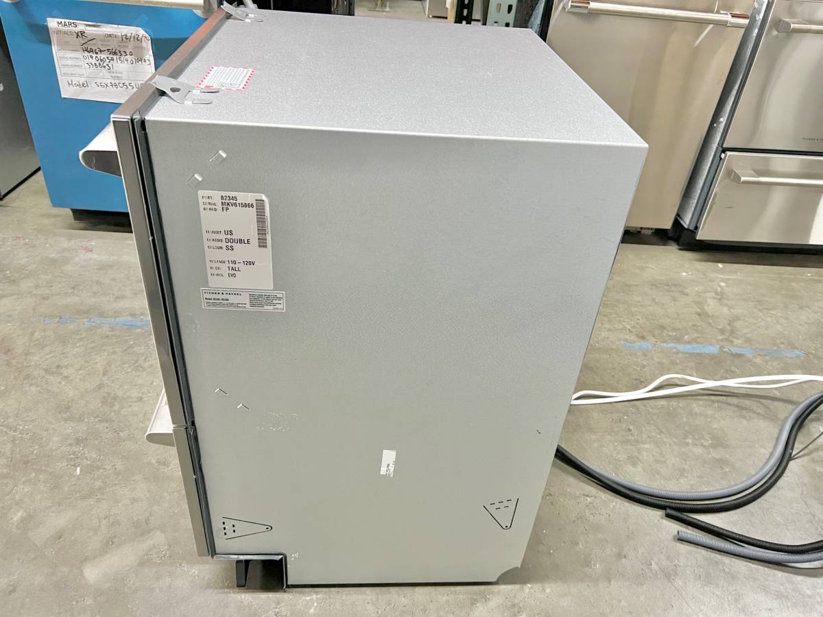 24 INCH Fisher & Paykel Professional DD24DV2T9N * New Open Box * Dishwasher Full Integrated Double Dishdrawer , 14 Place Setting ,Sanitize , Round Flush Handles , Energy Star Certified , Stainless Steel .