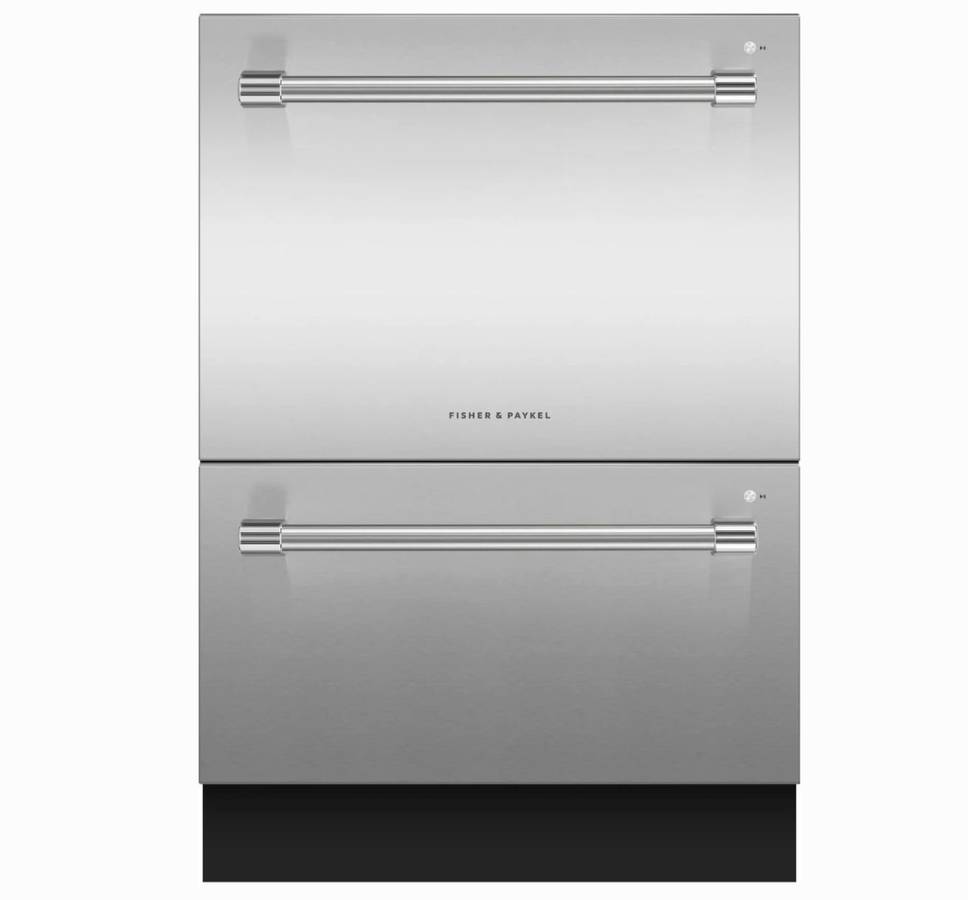 24 INCH Fisher & Paykel Professional DD24DV2T9N * New Open Box * Dishwasher Full Integrated Double Dishdrawer , 14 Place Setting ,Sanitize , Round Flush Handles , Energy Star Certified , Stainless Steel .