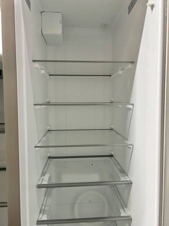 36 Inch Whirlpool Side by Side Refrigerator New Open Box *Refrigerator 24.55 Cu. Ft. , Can Caddy, Frameless Glass Shelves, External Ice and Water Dispenser, EveryDrop Water Filtration, ADA Fingerprint Resistant Stainless Steel