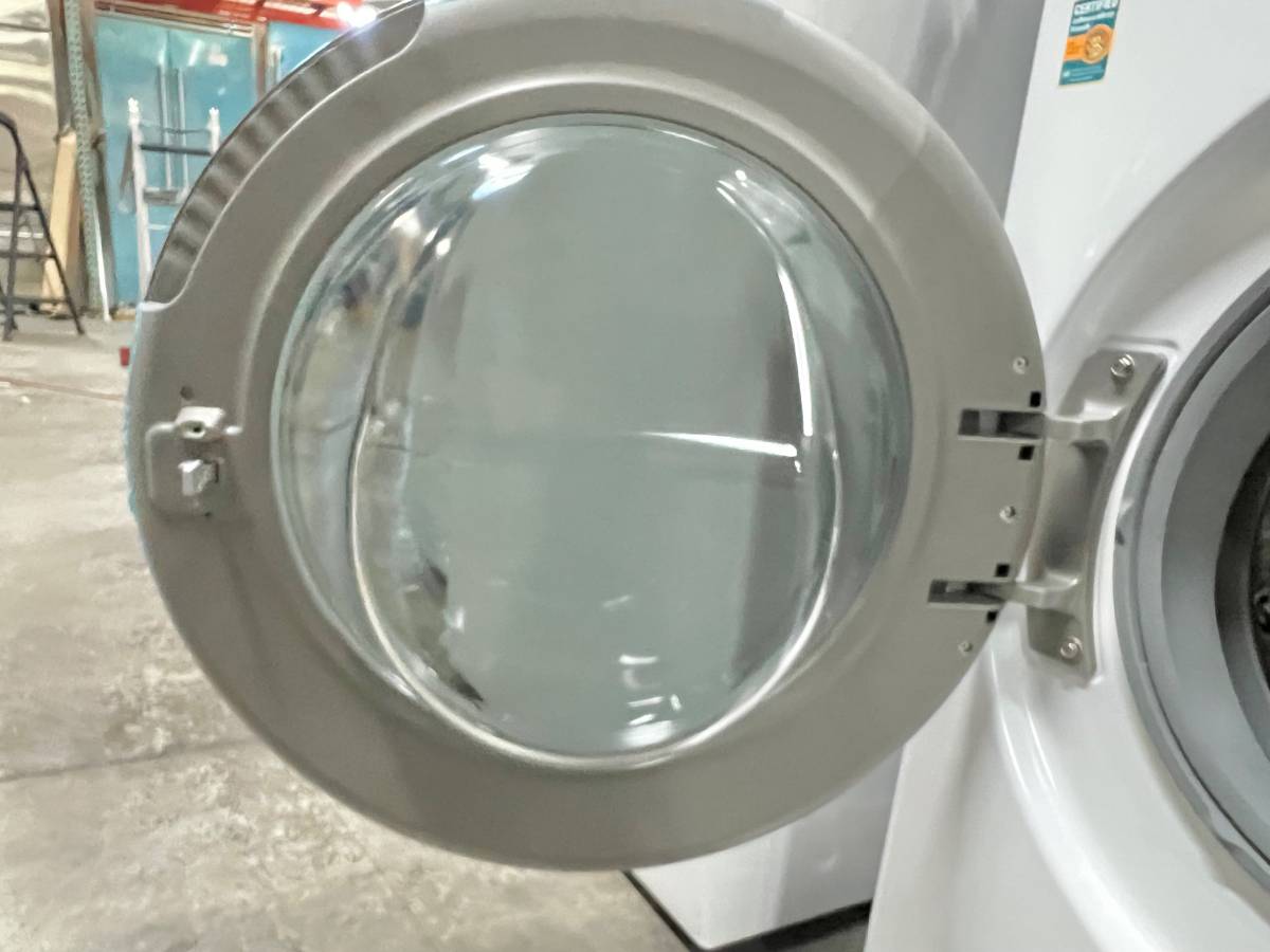 24 INCH LG WM1455HWA Smart Compact Front Load Washer 2.4 Cu. Ft * New Open Box  AI Fabric Sensor, Smart Pairing, ThinQ Technology, Tempered Glass Door,  Sanitary, Tub Clean, Speed Wash ENERGY STAR