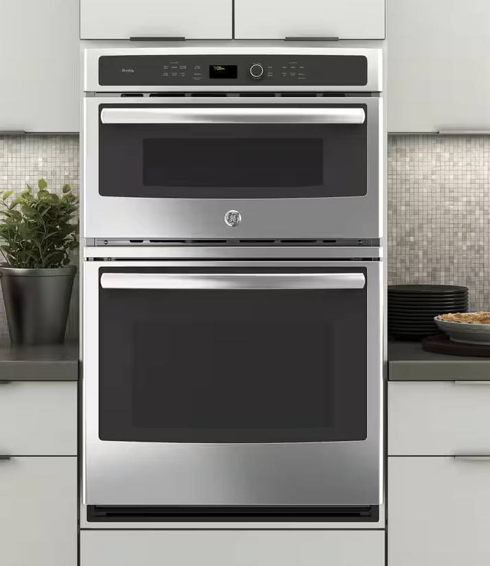 27 INCH GE Profile PK7800SKSS Microwave Combination Wall Oven New * Open Box *