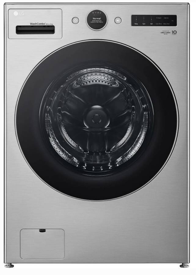 27 INCH LG WM6998HVA Washer Dryer Combo  5 cu ft., Inverter Heat Pump, Ventless,  LCD Dial Control, Turbo Wash 360,  Auto Cleaning Condenser,  Anti- Vibration System, Energy Star , Graphite Steel .  * New Open Box *