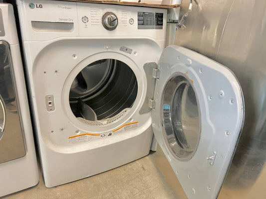 29 INCH LG Steam DLEX8000W 9.0 cu. Electric Front Load Dryer Used Condition , White