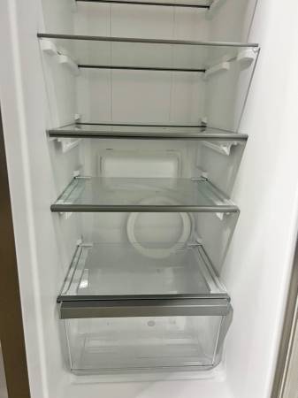 36 Inch Whirlpool Side by Side Refrigerator New Open Box *Refrigerator 24.55 Cu. Ft. , Can Caddy, Frameless Glass Shelves, External Ice and Water Dispenser, EveryDrop Water Filtration, ADA Fingerprint Resistant Stainless Steel