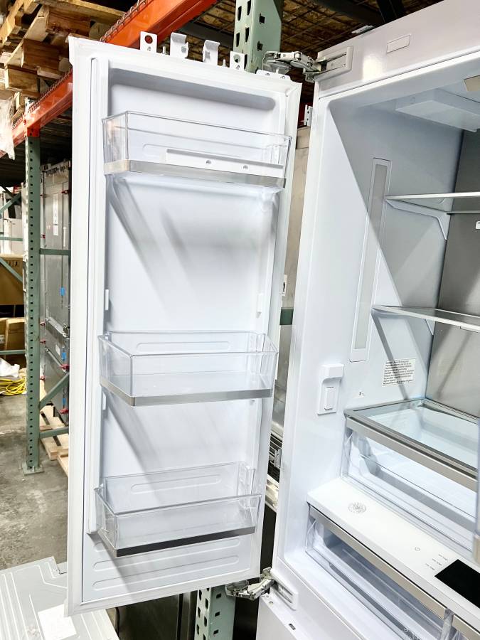 36 INCH Bertazzoni REF36FDBZPNV24 Panel Ready BUILT IN Refrigerator * New Open Box * Counter Depth Panel Ready French Door Style Refrigerator LED Touch Dual Cooling , Water Dispenser , Ice Maker, Sabbath , ADA, Energy Star