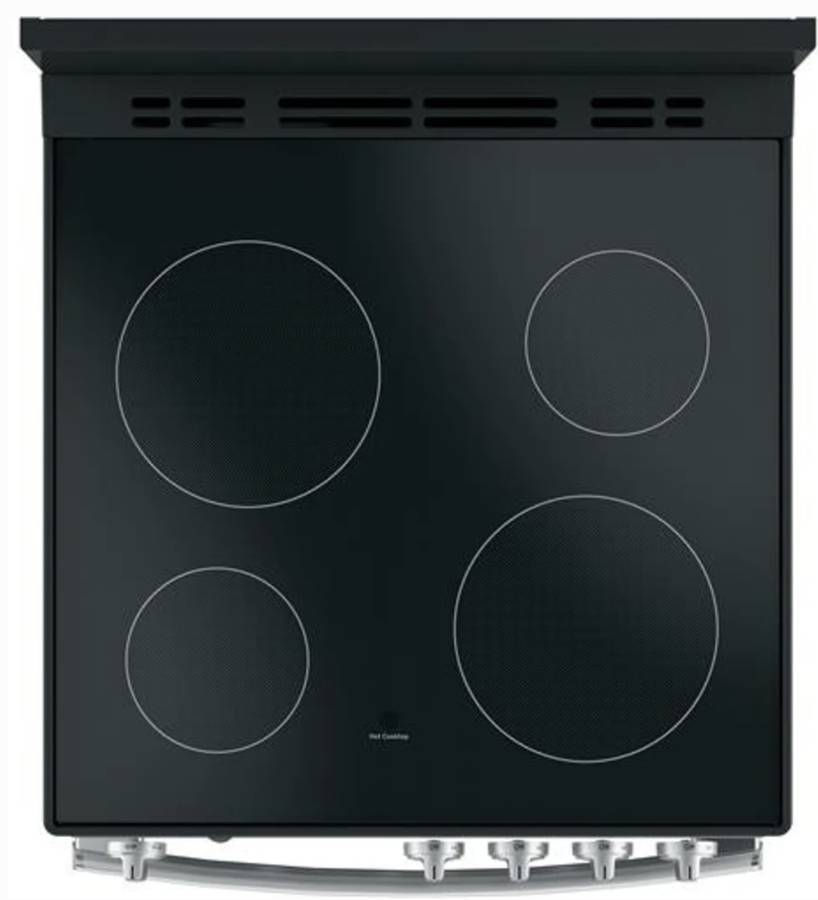 24 INCH GE JAS640RMSS Electric Range Smooth Glasstop * New Open Box * Freestanding Electric Range 4 Elements, Glasstop, Stainless Steel