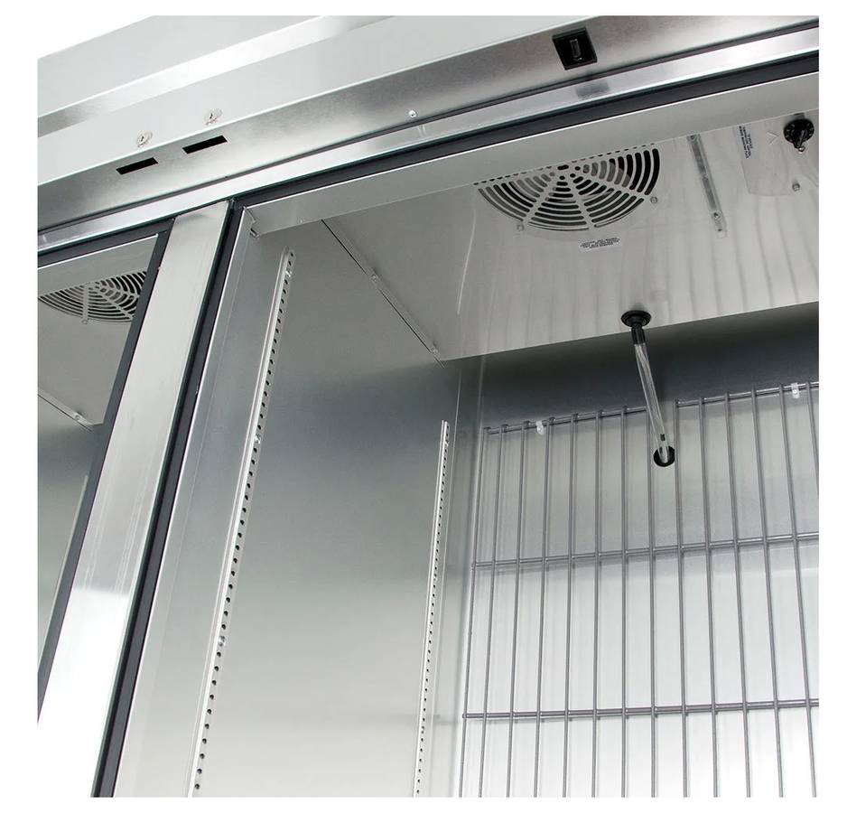 True T-49DT-HC 54 1/8" Two Section Combo Refrigerator Freezer NEW * Open Box Solid Doors, Dual Temp, 115v , Commercial , Stainless Steel .