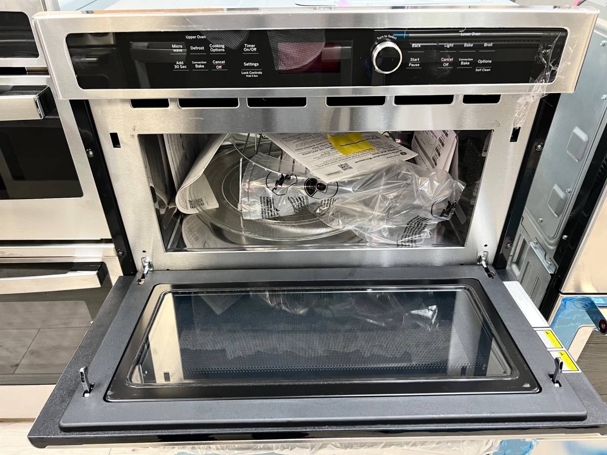 27 INCH GE Profile PK7800SKSS Microwave Combination Wall Oven New * Open Box *