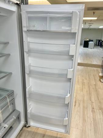 48 INCH GE Monogram ZISS480NNKSS Built-In Side by Side Refrigerator * New Open Box * Smart Counter Depth Built-In Side by Side Refrigerator 29.5 Cu. Ft. , Ice Maker, Stainless Steel .