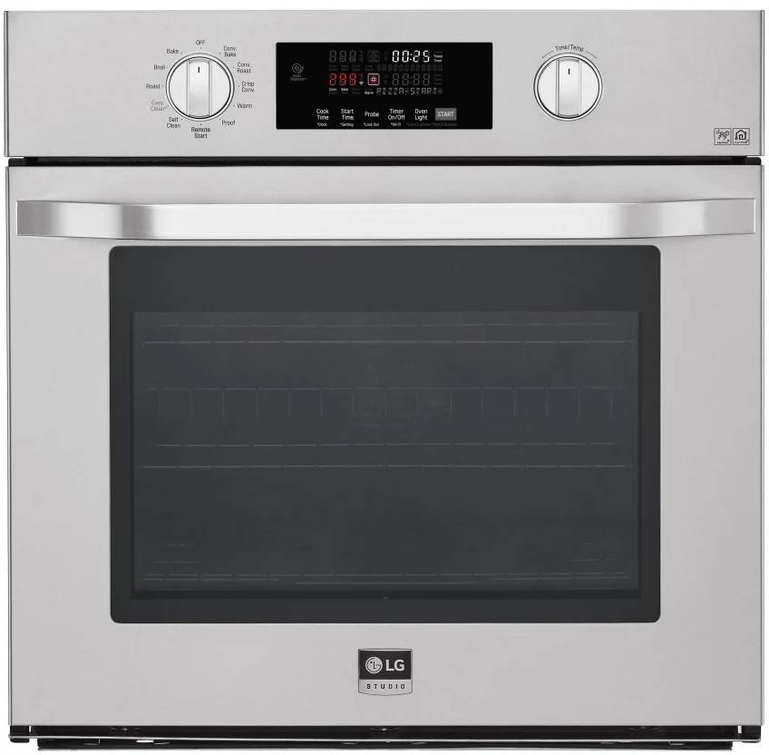 30 INCH LG Studio Smart Single Wall Oven LSWS307ST , Convection Cooking , Gliding Rack System,, Hidden Bake, Self Cleaning, * New Open Box * Wi-Fi, 4.7 cu. ft. Stainless Steel