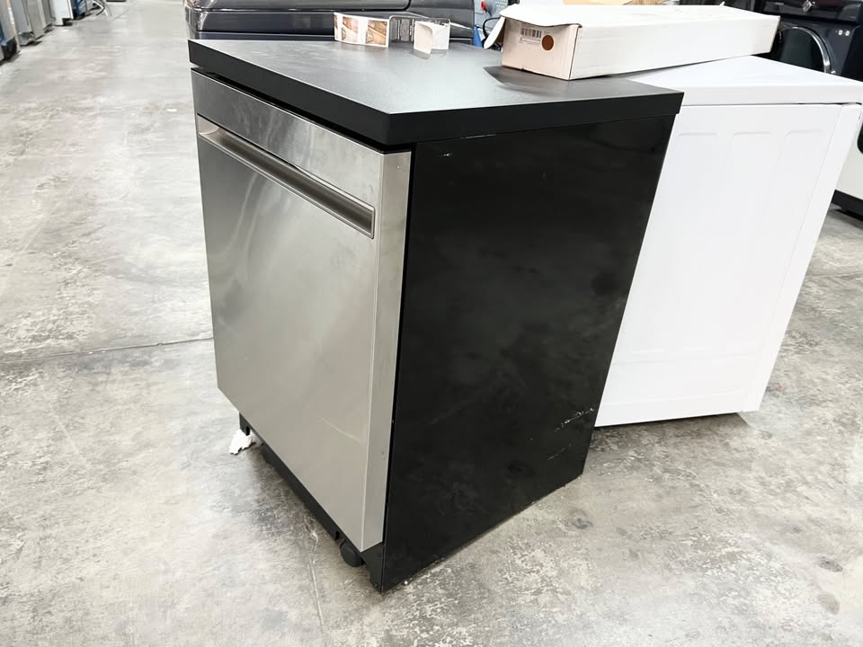 24 iNCH GE GPT225SSL2SS GE Portable Dishwasher, Piranha Hard Food Disposer, Stainless New Open Box
