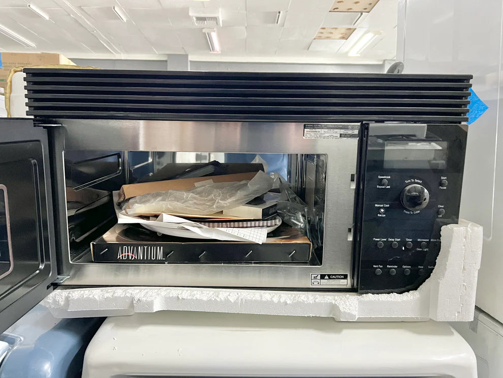 30 Inch GE Advantium Microwave Speed Oven , 220V, Black, Over the Range , * New Open Box * Speed Oven , Wall Mount , Convection Stainless Steel