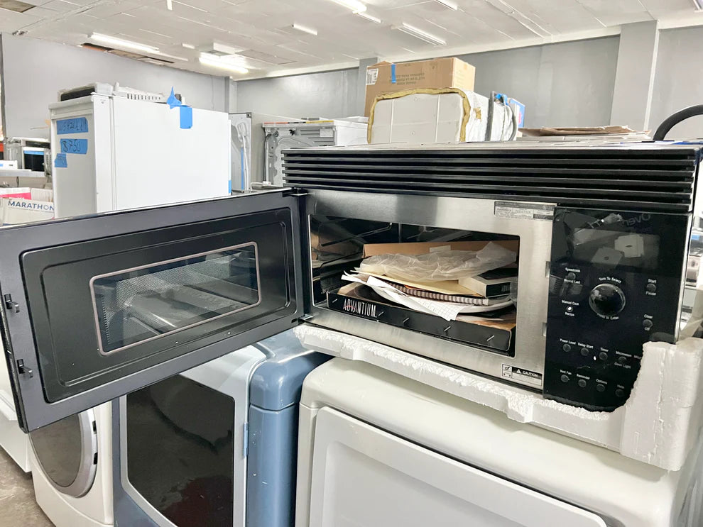30 Inch GE Advantium Microwave Speed Oven , 220V, Black, Over the Range , * New Open Box * Speed Oven , Wall Mount , Convection Stainless Steel