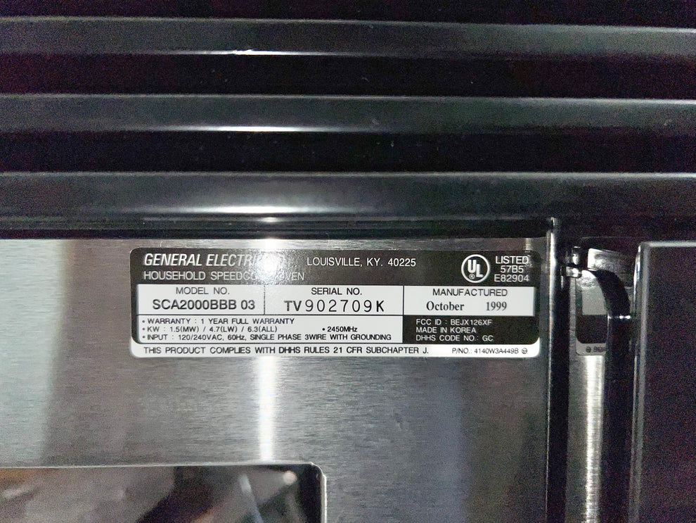 30 Inch GE Advantium Microwave Speed Oven , 220V, Black, Over the Range , * New Open Box * Speed Oven , Wall Mount , Convection Stainless Steel