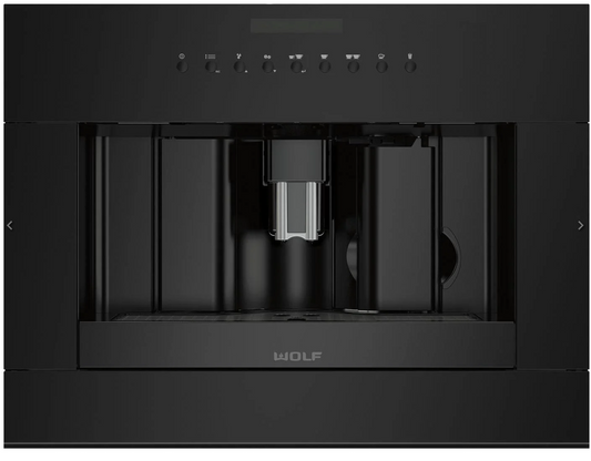 24 INCH Wolf EC24B  Built-in Coffee System Non Plumbed New Hot Water  New Open Box