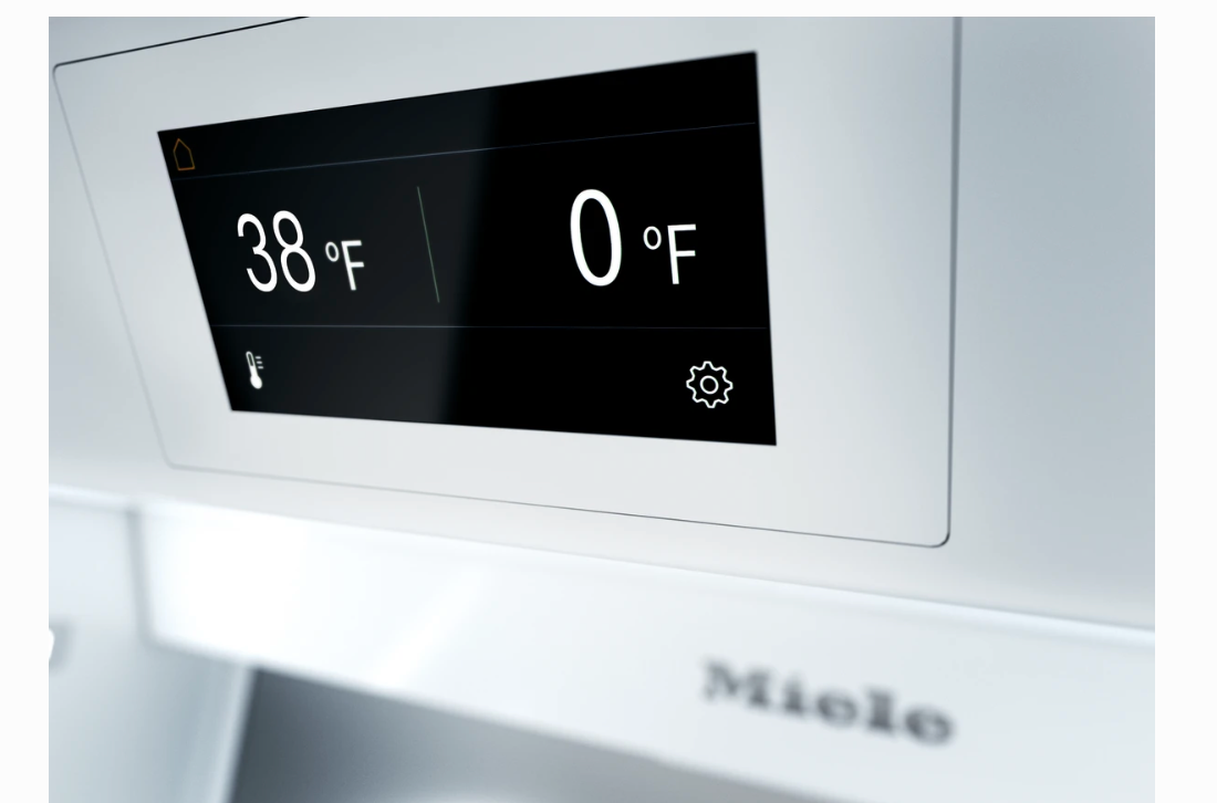30 INCH Miele BUILT IN K2811SF Refrigerator Column ,ENERGY STAR * New Open Box * 16.8 Cu. Ft. Capacity, WIFI, Push 2 open, MaxLoad Hinge, Sabbath, Active AirClean Filter, ENERGY STAR Stainless Steel, Left Hinge .
