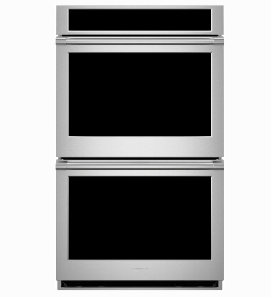 30 INCH GE Monogram Statement Series ZTD90DPSNSS * New Open Box * Double Convection Smart Electric Wall Oven , 10 Cu. Ft., True European Convection, Self-Clean, Steam Clean, Sabbath Proof, Warm,