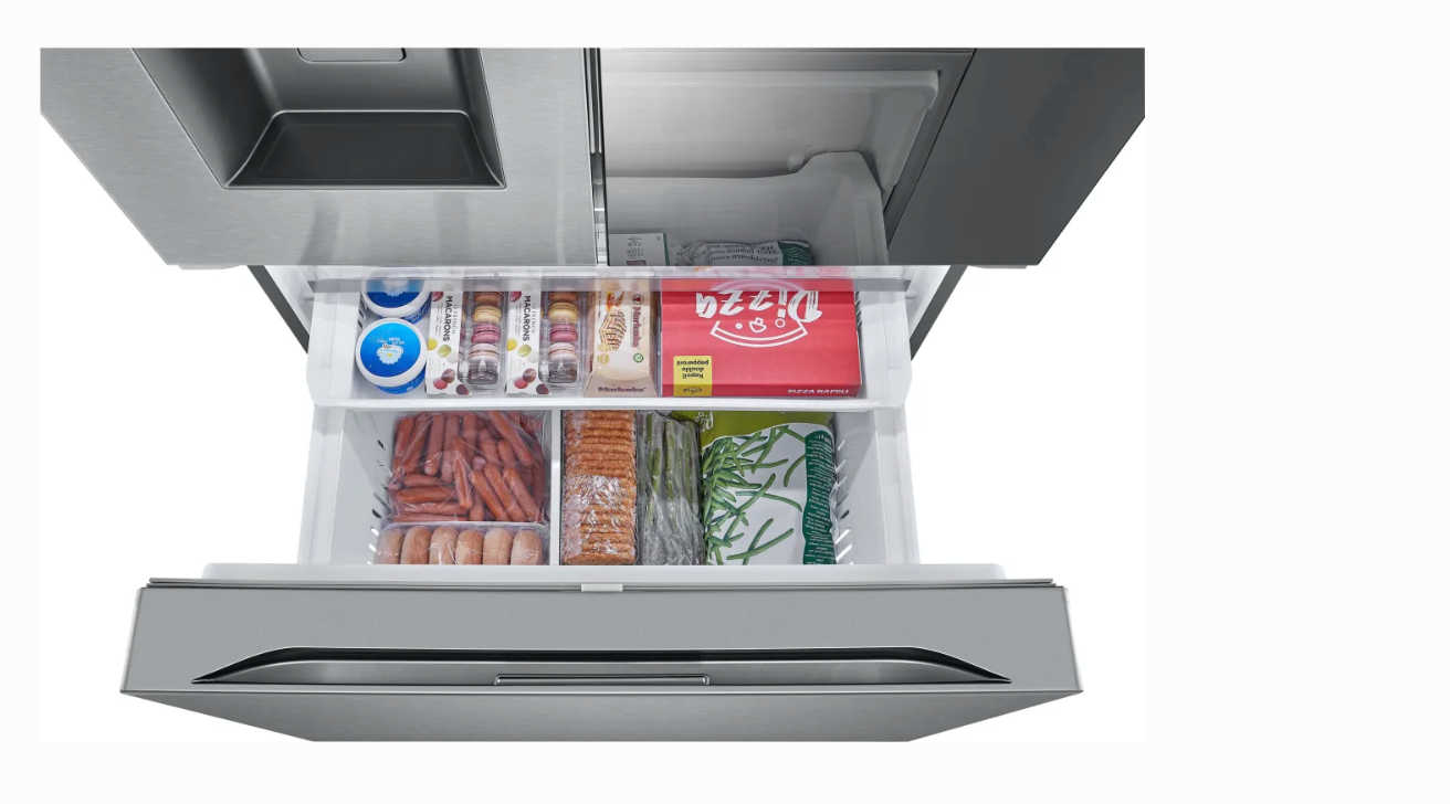 36 INCH LG LRYKC2606S Counter-Depth MAX French Door Refrigerator  Smart  26 Cu. Ft., 4 Split Shelves, UV nano Dispenser, 3 Ice Maker,  ADA , Print Proof Stainless Steel .