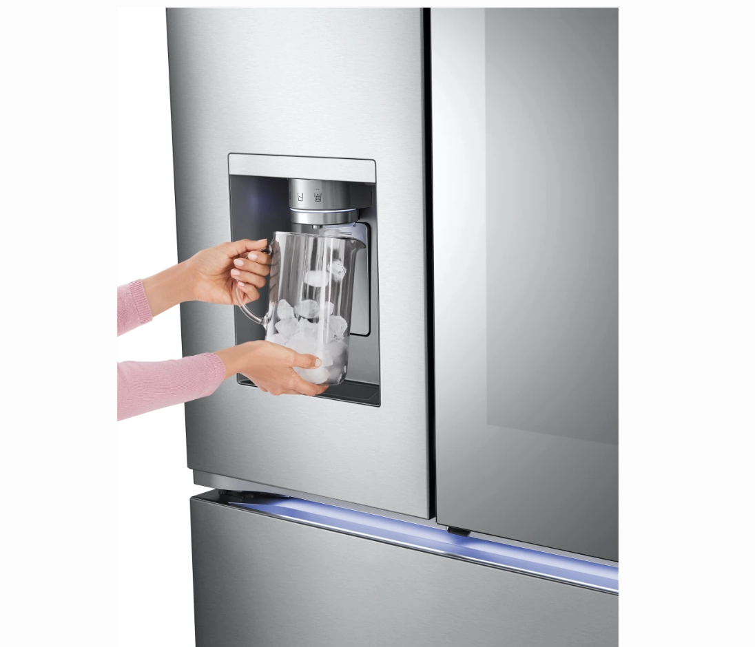 36 INCH LG LRYKC2606S Counter-Depth MAX French Door Refrigerator  Smart  26 Cu. Ft., 4 Split Shelves, UV nano Dispenser, 3 Ice Maker,  ADA , Print Proof Stainless Steel .