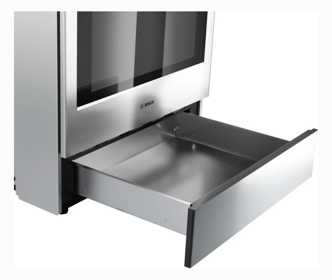 30 INCH Bosch 800 Series HDI8056U Slide-In Dual Fuel Range * New Open Box  * 5 Sealed Burners, 4.6 cu. ft. Oven, Touch Control, Warming Drawer,  Meat Probe, Self-Clean, Sabbath , Stainless Steel