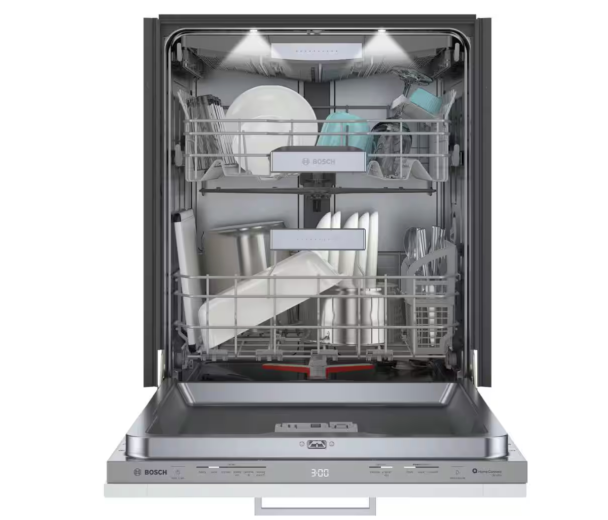 24 INCH Bosch Benchmark Series SHV9PCM3N Dishwasher * New Open Box *  PANEL READY Fully Integrated Built In Panel Ready Dishwasher , 9 Wash Cycles , Flexible 3rd Rack , 39 dBA , 16 Place Setting  *