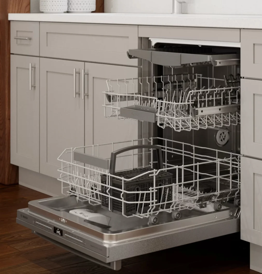 24 INCH Bosch 800 Series SGX78C55UC Built-In Dishwasher * New Open Box * Fully Integrated Built-In Smart  15 Place Setting Capacity, 6 Wash Cycles, 3rd Rack, 42 dBA, PrecisionWash, CrystalDry ADA , Stainless Steel