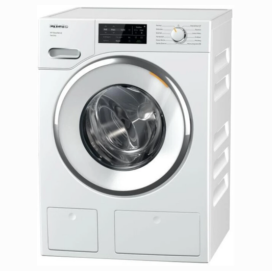 Miele  WXF660WCS 24 Inch Front Load Smart Washer with 2.26 Cu. Ft. Capacity, Honeycomb™ Drum, TwinDos Automatic Detergent Dispensing, Direct Sensor User Interface, WiFiConn@ct, Add Laundry, Sanitize, and SoftSteam Option