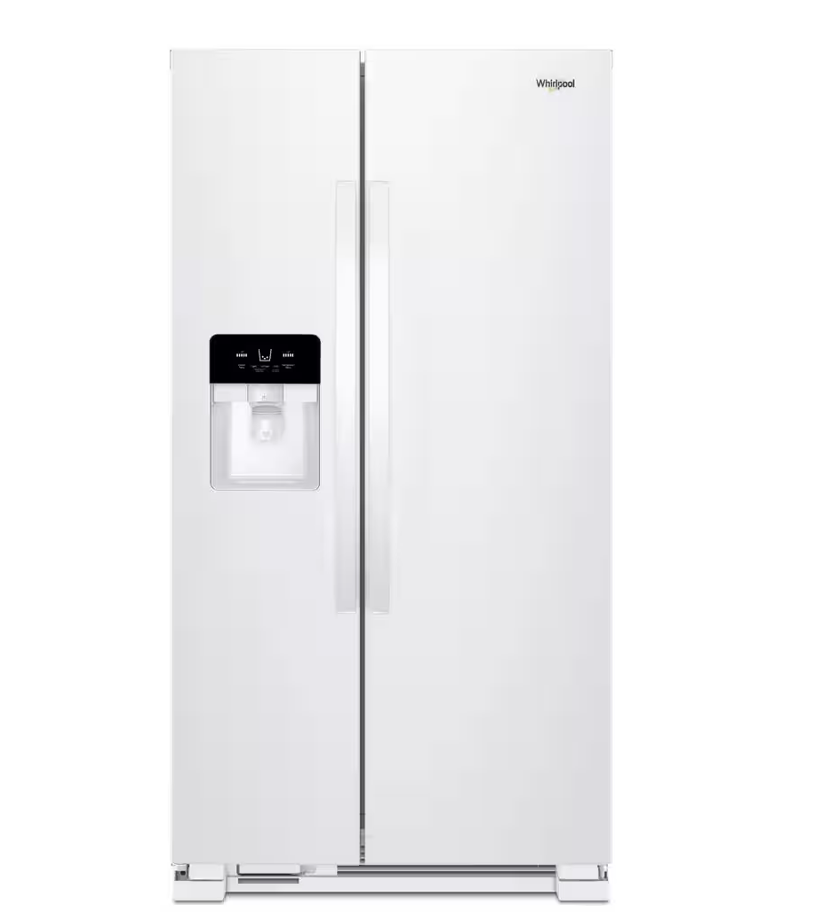33 INCH Whirlpool WRS331SDHW Side by Side Refrigerator * New Open Box * White , Water Ice Dispenser ,66 Inch Height