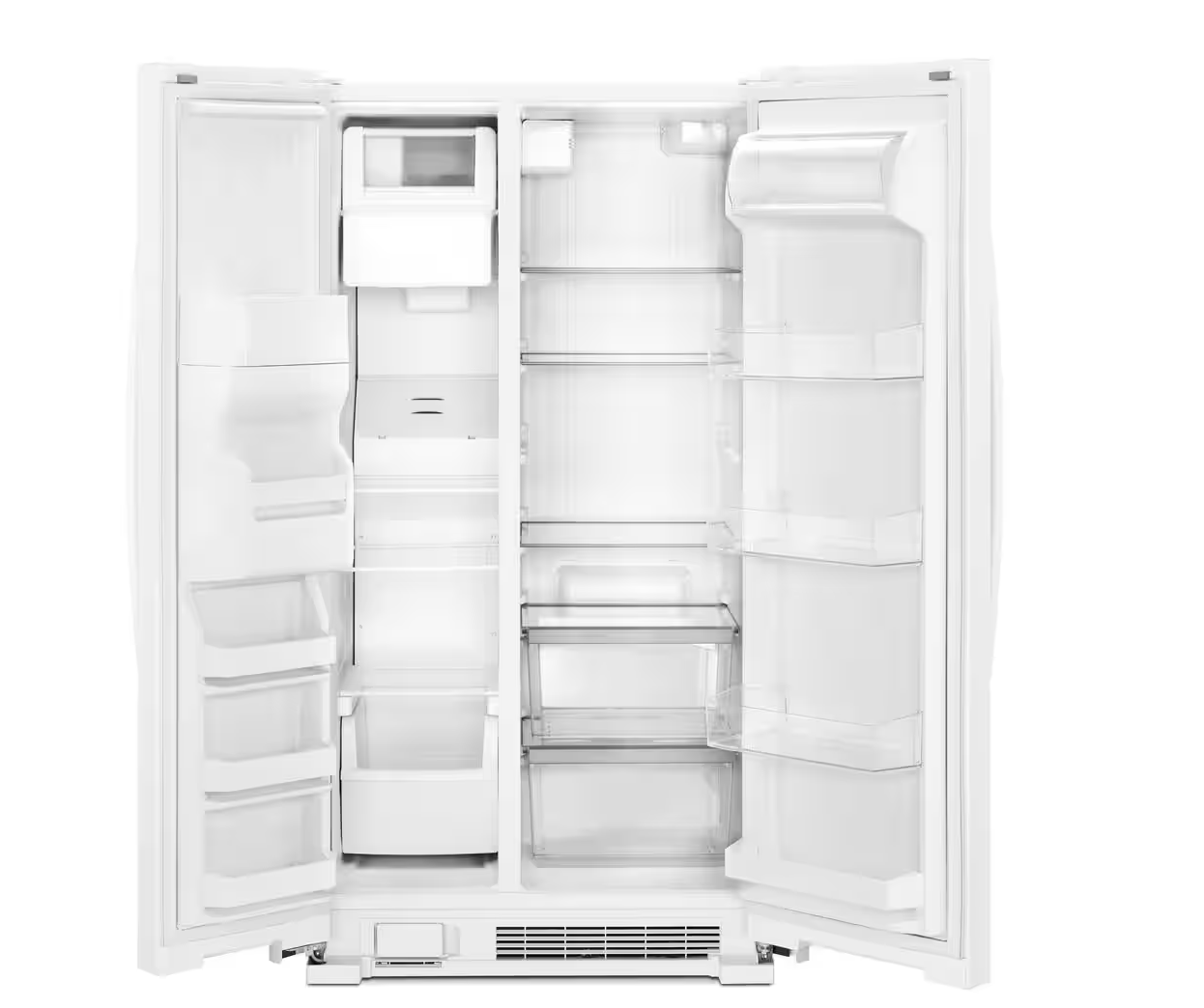 33 INCH Whirlpool WRS331SDHW Side by Side Refrigerator * New Open Box * White , Water Ice Dispenser ,66 Inch Height