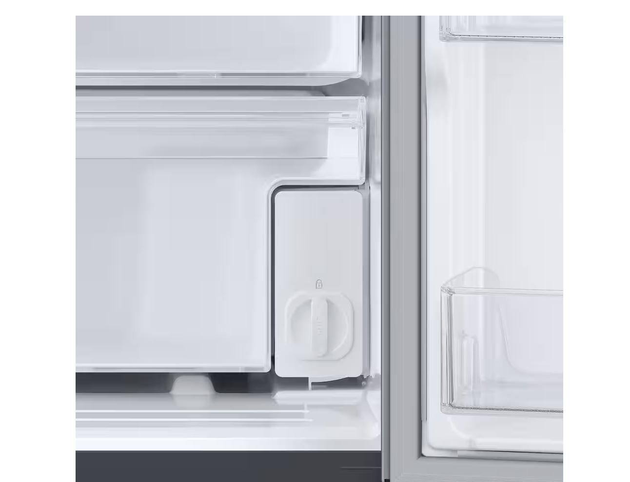 36 INCH Samsung RS27T5561SR Side by Side Refrigerator Family Hub, Alexa Built-In, In-Door Ice Maker, Filtered Water/Ice Dispenser, ENERGY STAR , Fingerprint Resistant Stainless Steel * New Open Box *