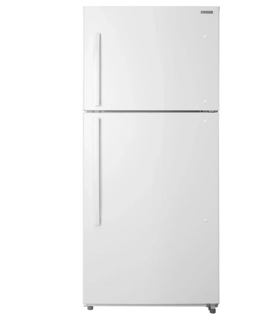 30 INCH Insignia NS-RTM18WHD2 Freezer White Refrigerator * New Open Box * 18.1 Cu Ft
