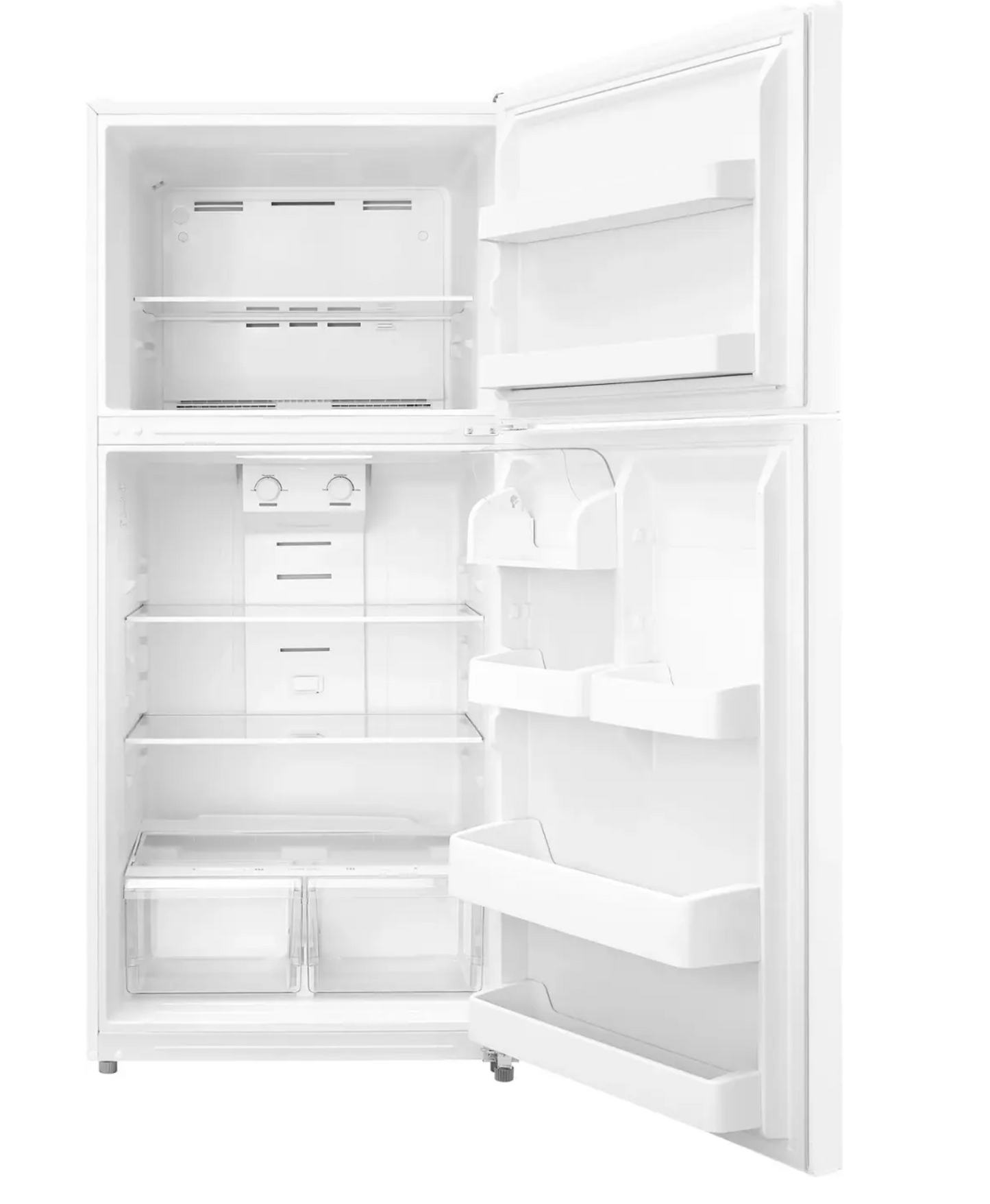 30 INCH Insignia NS-RTM18WHD2 Freezer White Refrigerator * New Open Box * 18.1 Cu Ft