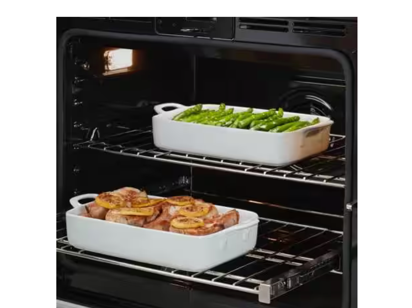 30 INCH Bosch 800 Series HBL8743UC Microwave Oven Combo Black Stainless Steel * New Open Box * Self Clean , Meat Probe , Fast Pre-Heat, Telescopic Racks., Speed Oven,WIFI,Proof Mode,Glide Racks