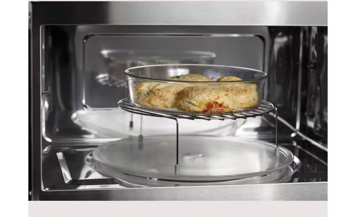 30 INCH GE Profile  PWB7030SVSS   1.7 cu. ft. Built-in Smart Microwave Oven 975 Watts,  Convection Cooking, Combination Fast Cook, Steam Sensor, Built-In WiFi, Glass Turntable, ADA , Stainless Steel * New Open Box *