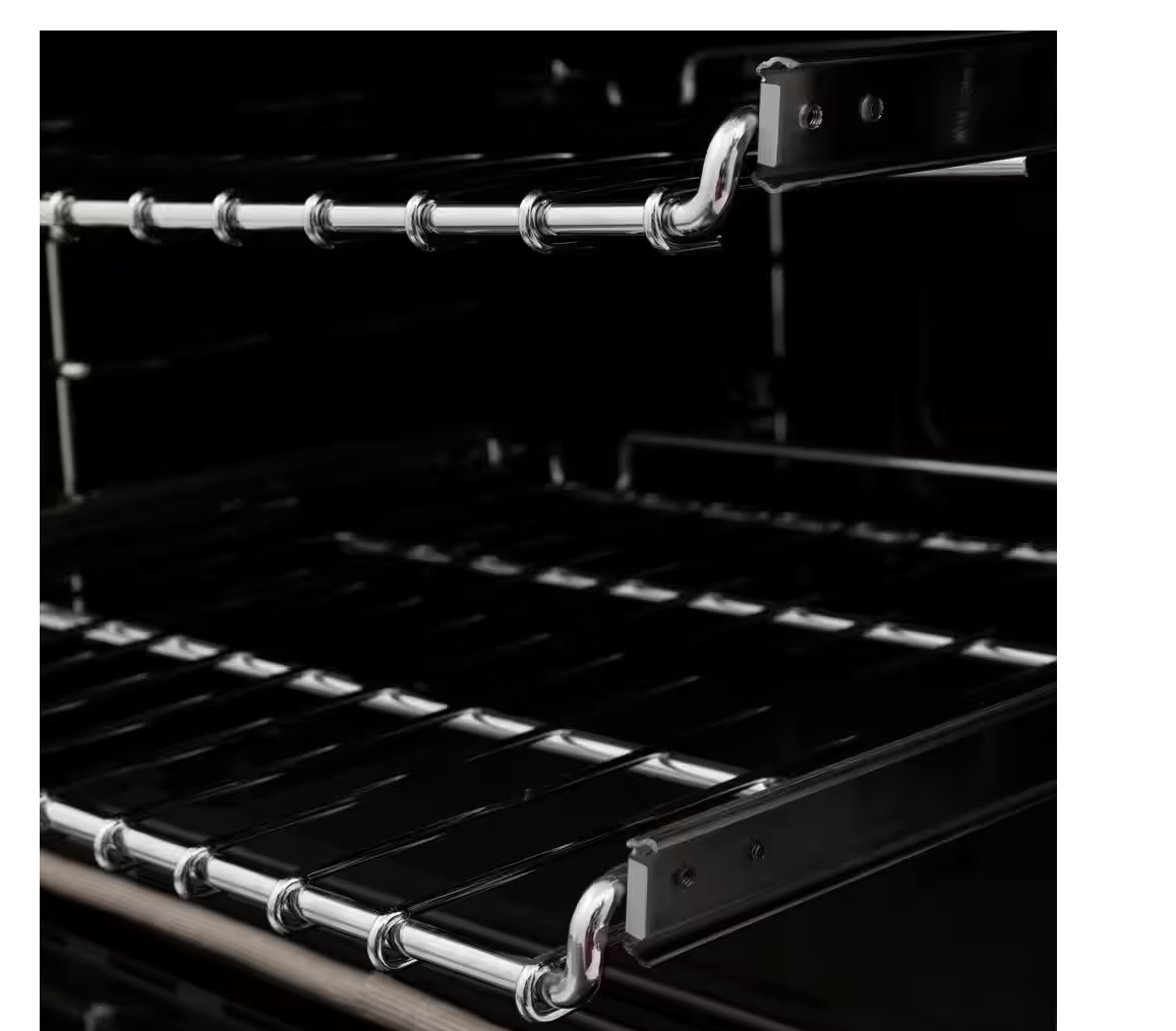 36 INCH ZLINE RA36 Freestanding Dual Fuel Gas Range 6 Sealed Italian Burners, 4.6 cu. ft. Oven Continuous Grates, Convection,Smooth Glide Racks, Porcelain Cooktop,Stainless Steel * New Open Box *