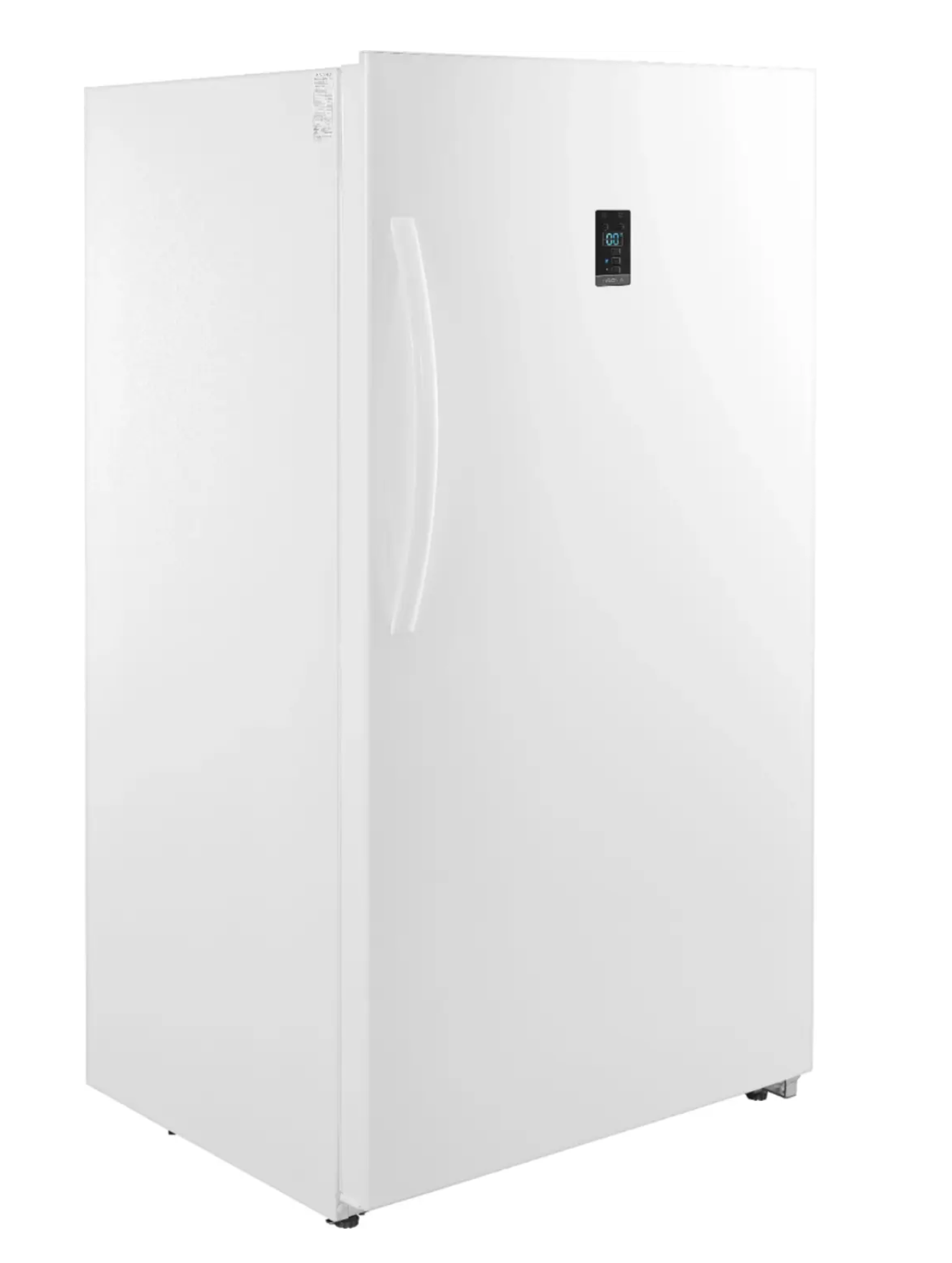 33 INCH Insignia 17 Cu. Ft. Upright Freezer New NSUZ17WH0 White * New Open Box * interior Light , Door Alarm , Garage Ready , CONVERTIBLE to Refrigerator if NEEDED