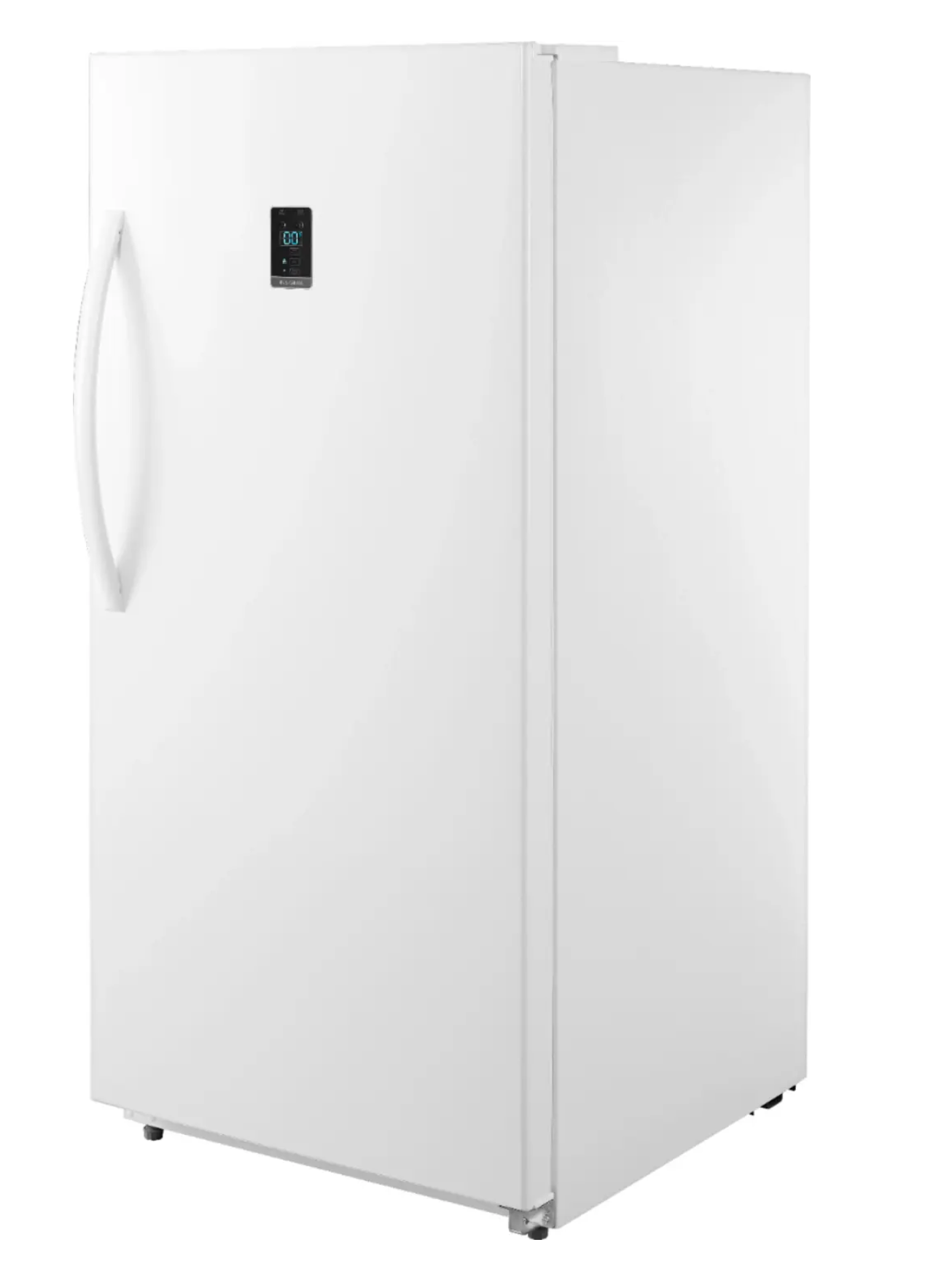 28 INCH Insignia 13.8 Cu. Ft. NSUZ14WH0 Upright Freezer * New Open Box * Convertible to Refrigerator , Interior Light , Energy Star , White , 0 F to 110F
