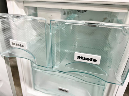 24 INCH Miele KFNS37692iDE1 Built-In Bottom Freezer Refrigerator NEW  * Open Box  Panel Ready , Ice Maker , 8.68 Cu Ft , No Frost ,  Dyna Cool , Flexi Tray , Soft Close Door , Clean Touch Steel Rear Panel , Energy Star .