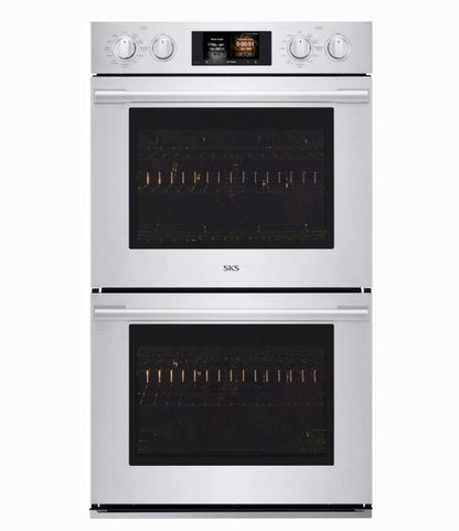 LG Signature Kitchen SKSDV3002S 30 Inch Double Wall Oven Steam * New Open Box * 4.7 cu. ft. LCD Display,  Steam Assist,  Convection, Flush Installation, Stainless Steel