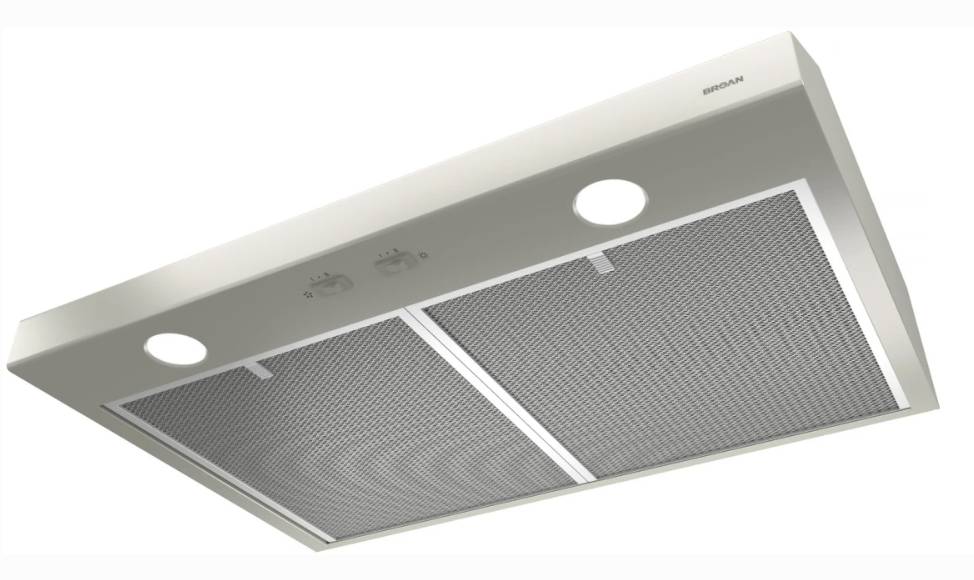 36 INCH Broan BCSD136BC Under Cabinet Range Hood 2 Speed , 250 CFM Blower ,  Halogen Lighting , Open Mesh Filters , ADA  , UL Listed , HVI-2100 , Bisque ,  Beige , Off White * New Open Box *