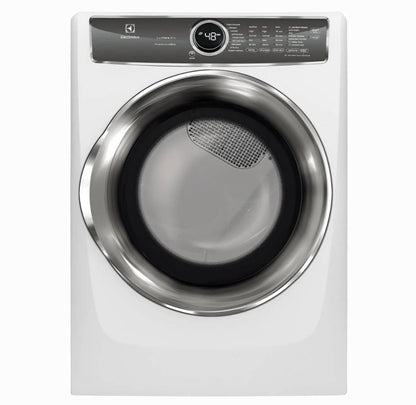 27 INCH Electrolux  EFMG627UIW Gas Dryer 8.0 Cu. Ft. 9 Dryer Programs,  Delay Start, ENERGY STAR,  Island White * New Open Box *