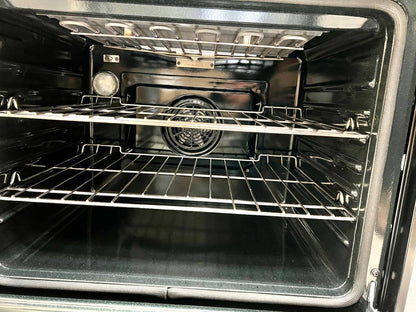 30 INCH Bosch 500 Series  HBL57M52UC Double Combination Electric Wall Oven with 6.2 cu. ft. Total Capacity, True Convection, Sensor Cooking, Self-Clean, Popcorn Setting, Glass Turntable , New Open Box