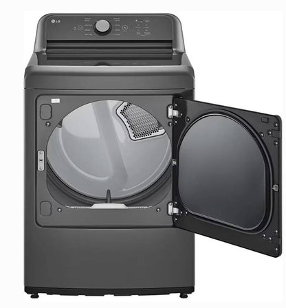 27 INCH LG  DLG6101M Ultra Large Gas Dryer with 7.3 cu ft Capacity, Rear Control Sensor Dry, Intelligent Electronic Knobs, Lo Decibel Energy Star * New Open Box *