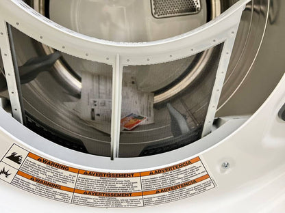 27 INCH Whirlpool WGD8620HW Gas Dryer 7.4 Cu. Ft. Steam * NEW * Open Box 37 Dry Cycles, Steam Refresh Cycle, Sanitize Cycle, Wrinkle Shield Plus Option, ADA Compliant, ENERGY STAR , White .