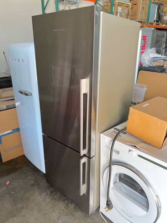 25 INCH Fisher & Paykel RF135BDLJX4 Counter Depth Refrigerator * NEW * Open Box Stainless Steel