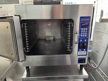 Cleveland 21CET8 3 Pan Convection Steamer , Stainless Steel Commercial Pan Convection Steamer Counter Top