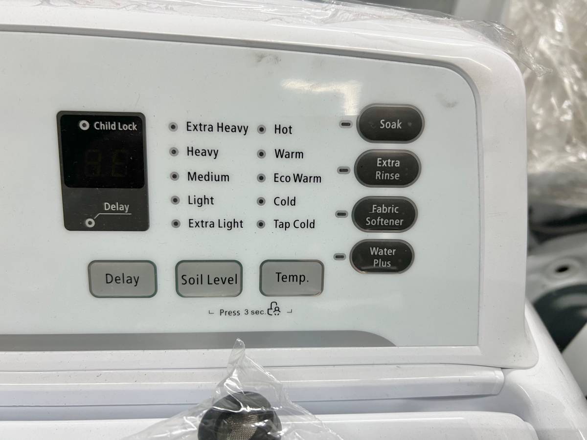 27 INCH Insignia 4.1 Cu. Ft. High Efficiency Top Load Washer White New * Open Box * 4.1 Cu Ft 11 Washing Programs Child Lock Delay Start  Eco Warm Cold Hot High Efficiency Energy Star