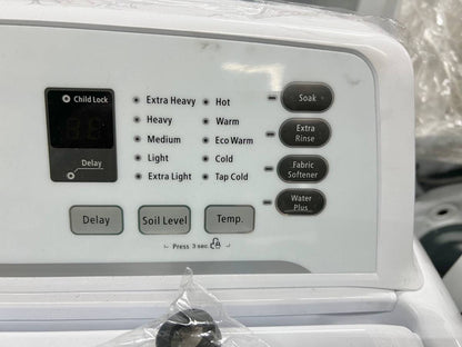 27 INCH Insignia 4.1 Cu. Ft. High Efficiency Top Load Washer White New * Open Box * 4.1 Cu Ft 11 Washing Programs Child Lock Delay Start  Eco Warm Cold Hot High Efficiency Energy Star