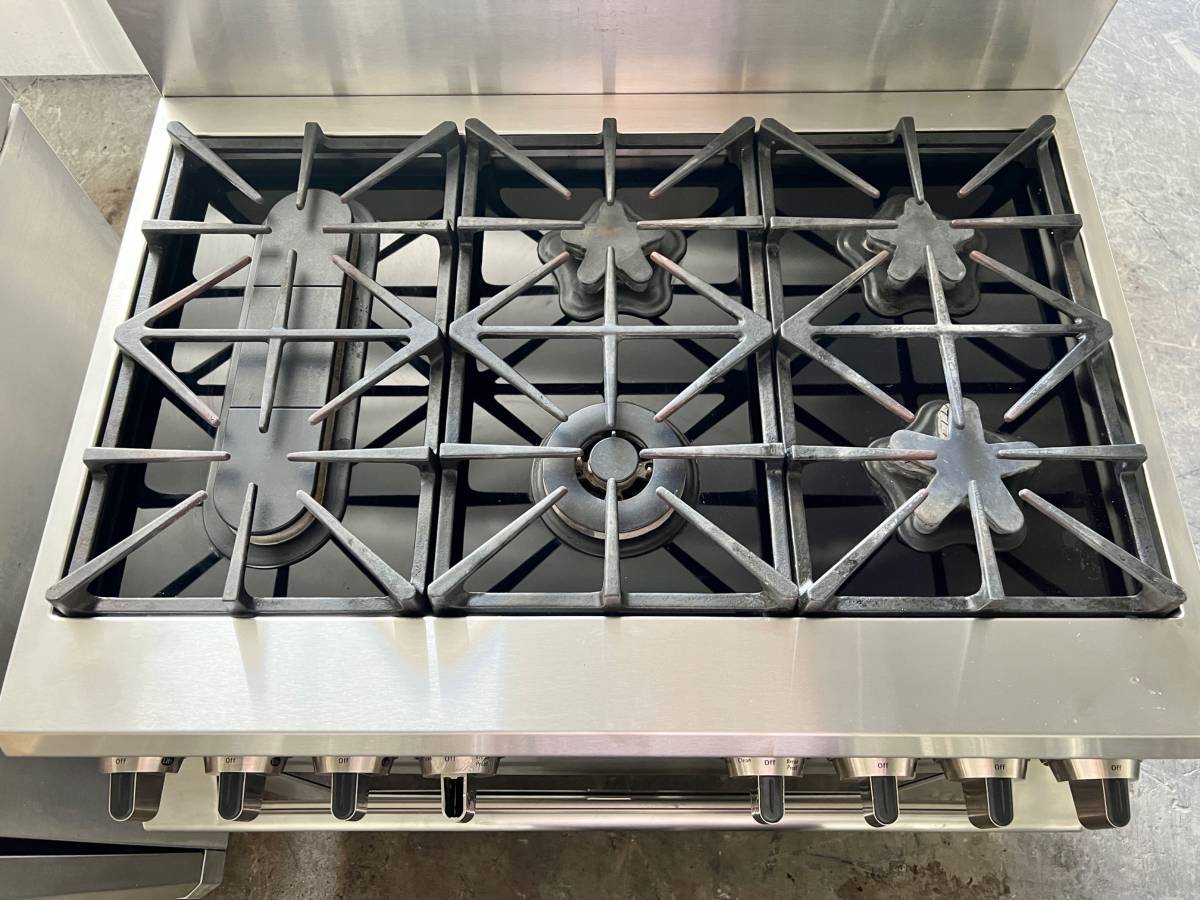 36 INCH Kenmore Professional 79079623700 , Dual Fuel Gas Range, 6 Sealed Burners , Convection Oven, in Stainless Steel , 220V